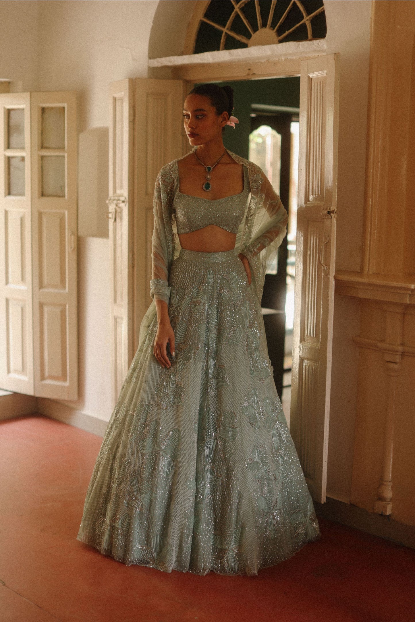 Floral Hive lehenga set