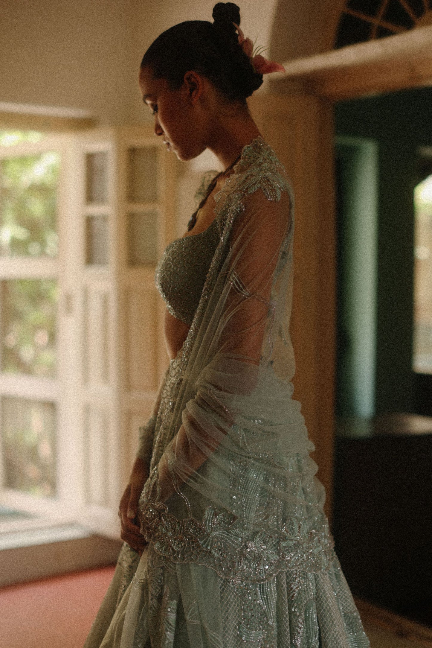 Floral Hive lehenga set