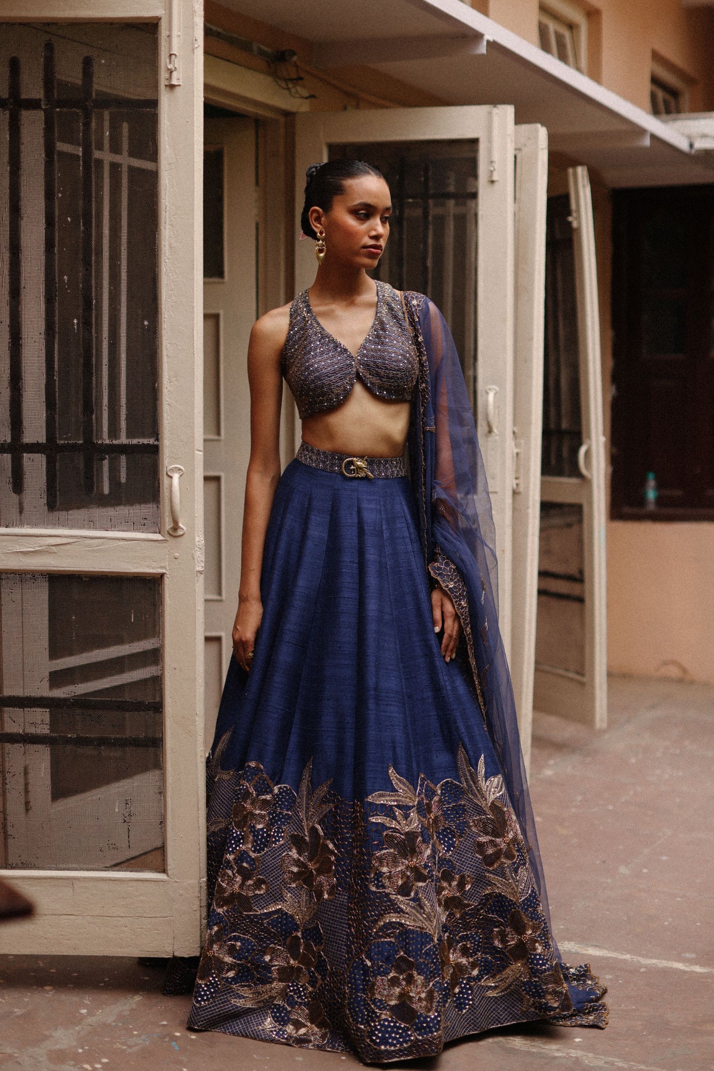 Floral Hive Serenade lehenga set